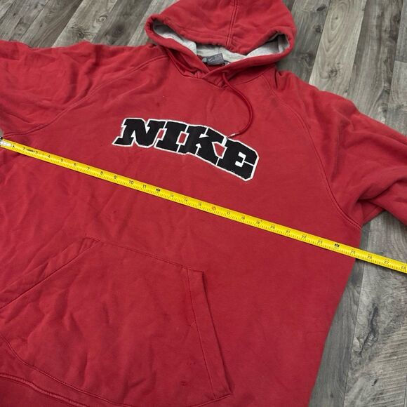 Vintage retro Nike y2k red hoodie size 1X - Picture 2 of 7